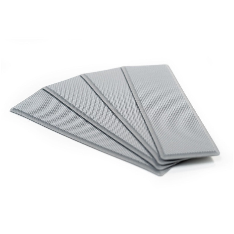 SeaDek Embossed 5mm 4-Piece Step Kit – 3.75″ x 12.75″ – Storm Gray [23903-80017]