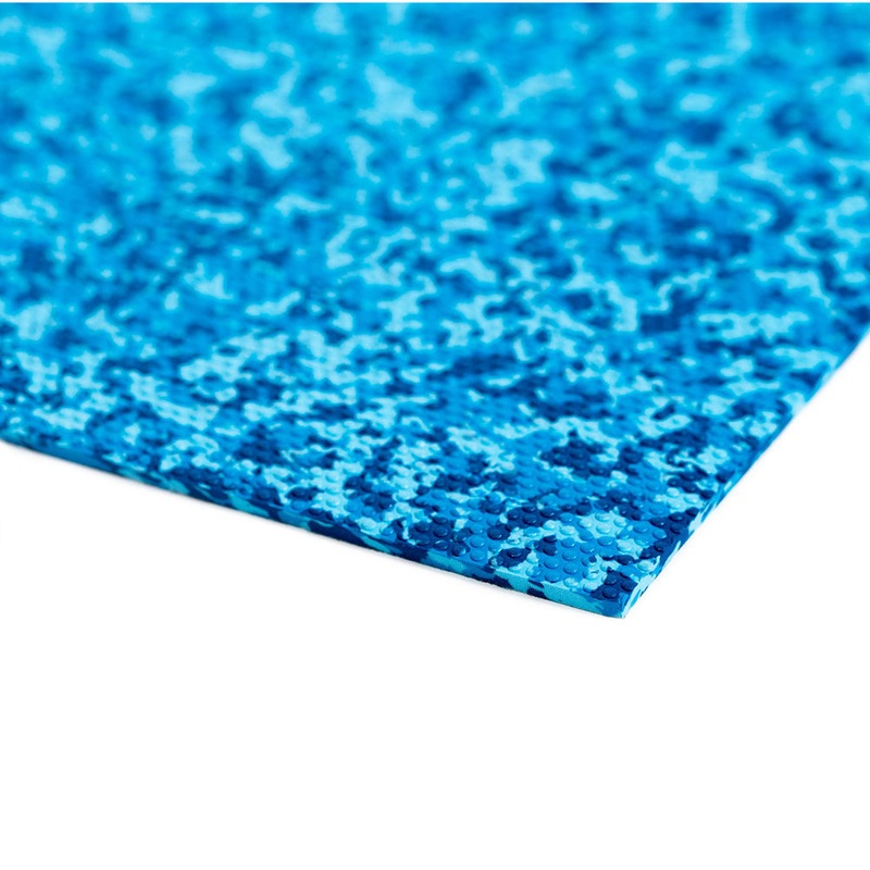 SeaDek Embossed 5mm Sheet Material – 40″ x 80″- Aqua Camo [23875-18373]