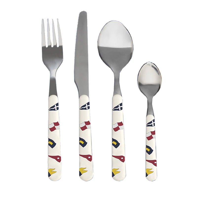 Marine Business Cutlery Stainless Steel Premium – REGATA – Set of 24 [12025]