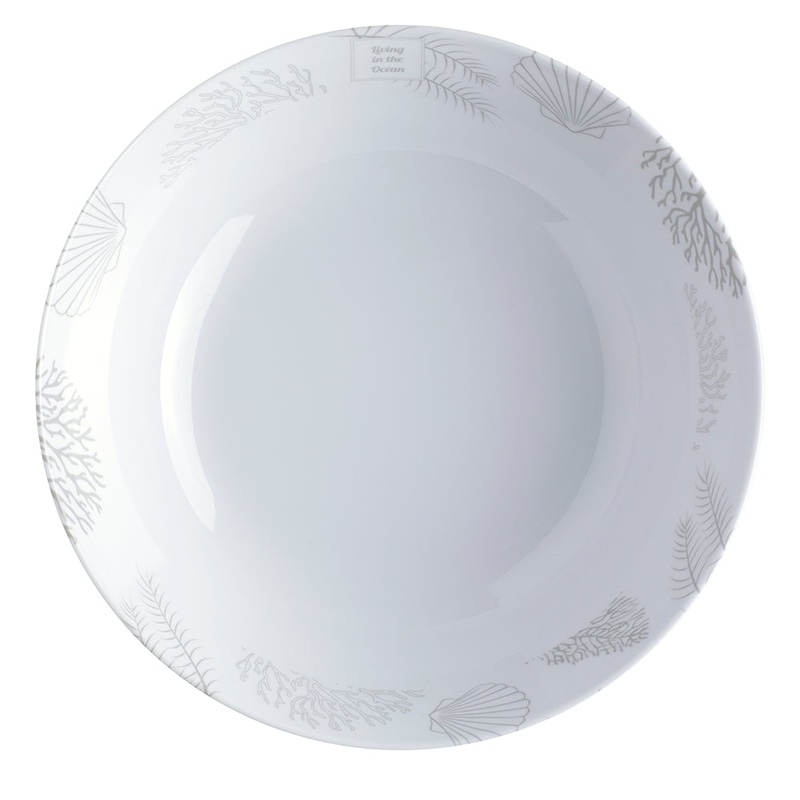 Marine Business Melamine Deep, Round Soup Plate – LIVING – 8.8″ Set of 6 [18002C]