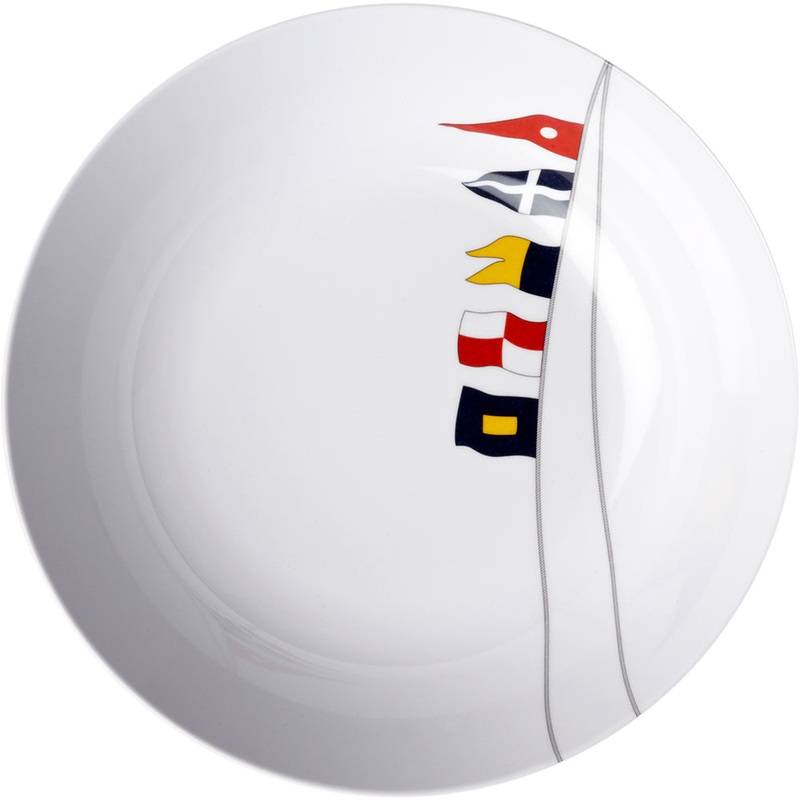 Marine Business Melamine Deep, Round Soup Plate – REGATA – 8.8″ Set of 6 [12002C]