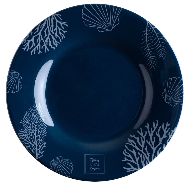 Marine Business Melamine Round Dessert Plate – LIVING – 7″ Set of 6 [18003C]