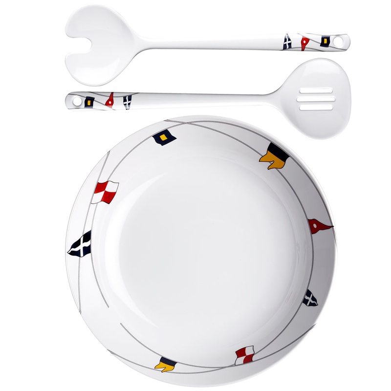 Marine Business Melamine Salad Bowl  Servers – REGATA [12008]