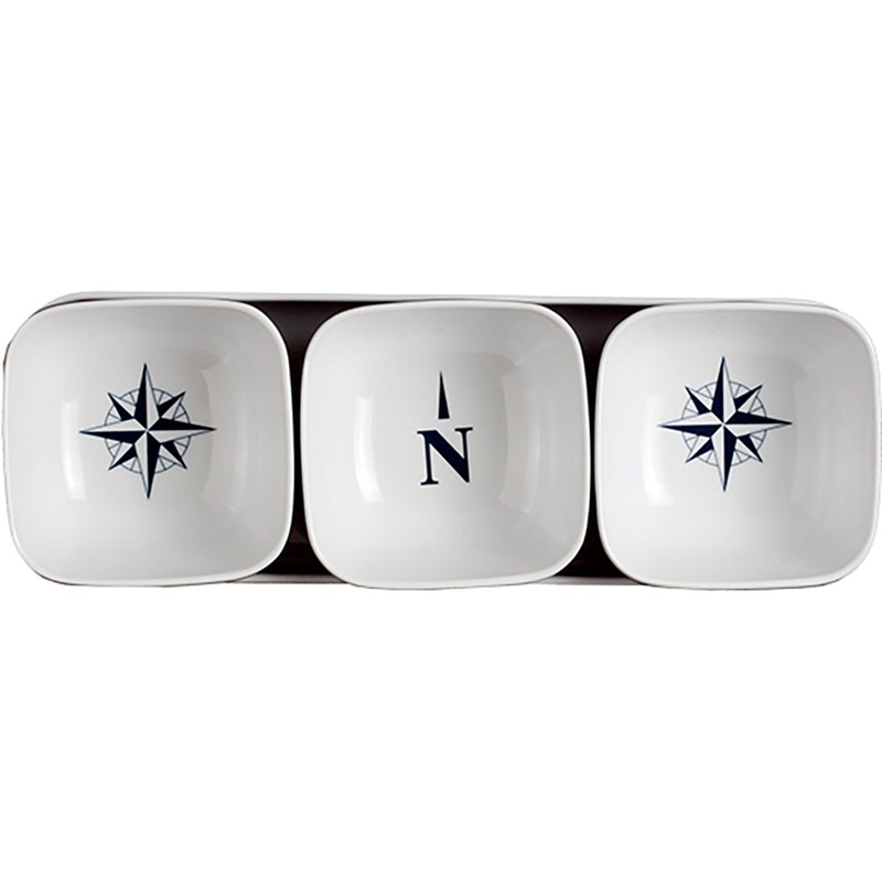 Marine Business Melamine Snack Set – NORTHWIND – Set of 4 [15013]