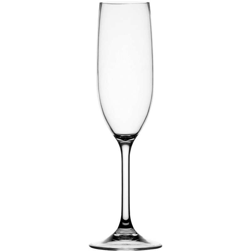 Marine Business Non-Slip Flute Glass Party – CLEAR TRITAN [28105]
