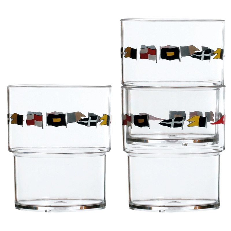 Marine Business Stackable Glass Set – REGATA – Set of 12 [12103C]