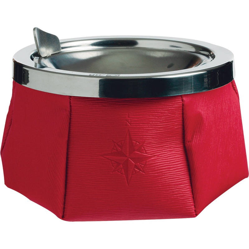 Marine Business Windproof Ashtray w/Lid – Red [30103]