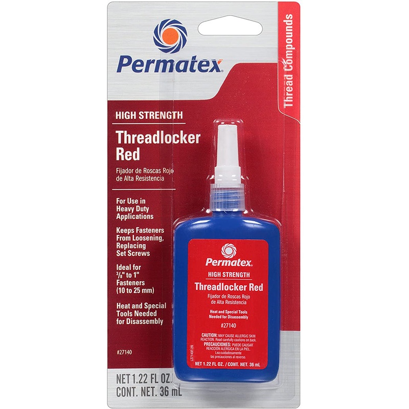 Permatex High Strength Threadlocker RED Bottle – 36ml [27140]