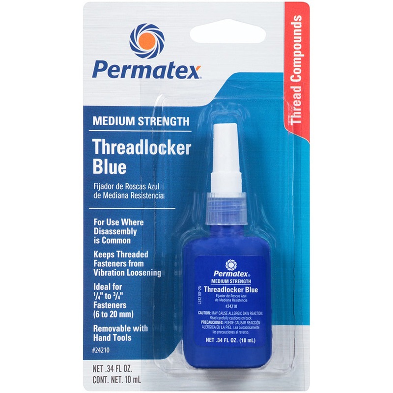 Permatex Medium Strength Threadlocker Blue – 10ml Bottle [24210]