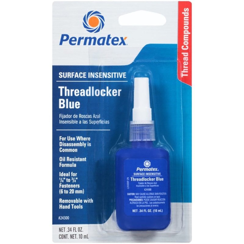 Permatex Medium Strength Threadlocker Blue – 36ml Bottle [24240]