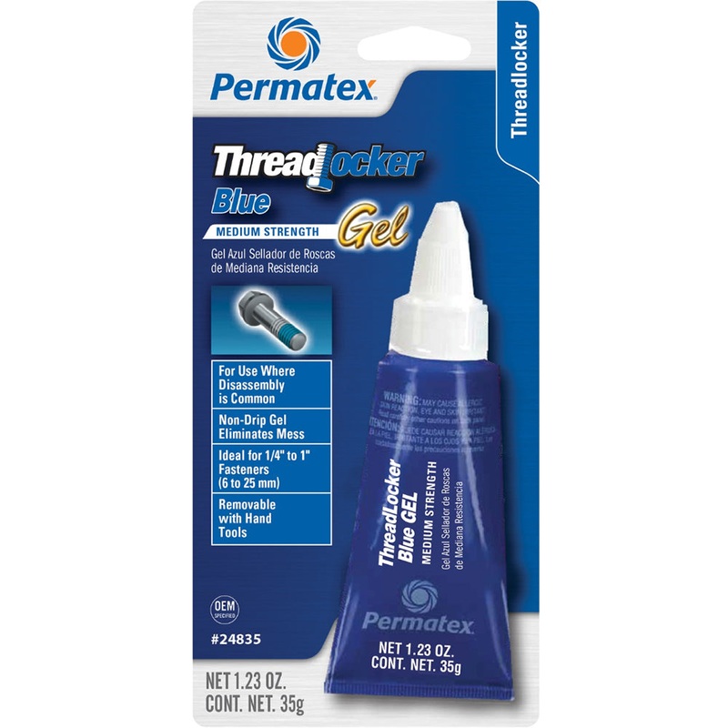 Permatex Medium Strength Threadlocker BLUE Gel – 35g [24835]