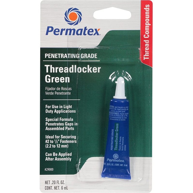 Permatex Penetrating Grade Threadlocker GREEN Tube – 6ml [29000]