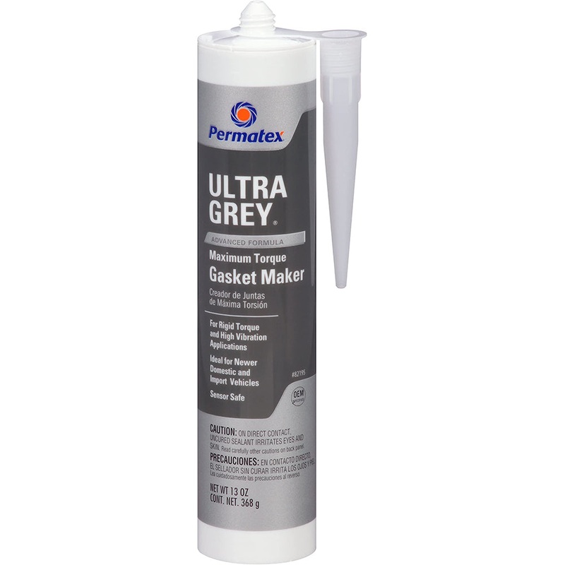 Permatex Ultra Grey Rigid High Torque RTV Silicone Gasket Maker – 13oz [82195]