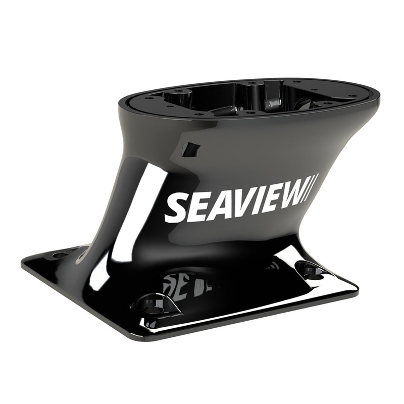 Seaview 5″ Modular Mount Aft Raked 7×7 Base Top Plate Required – Black [PMA57M1BLK]