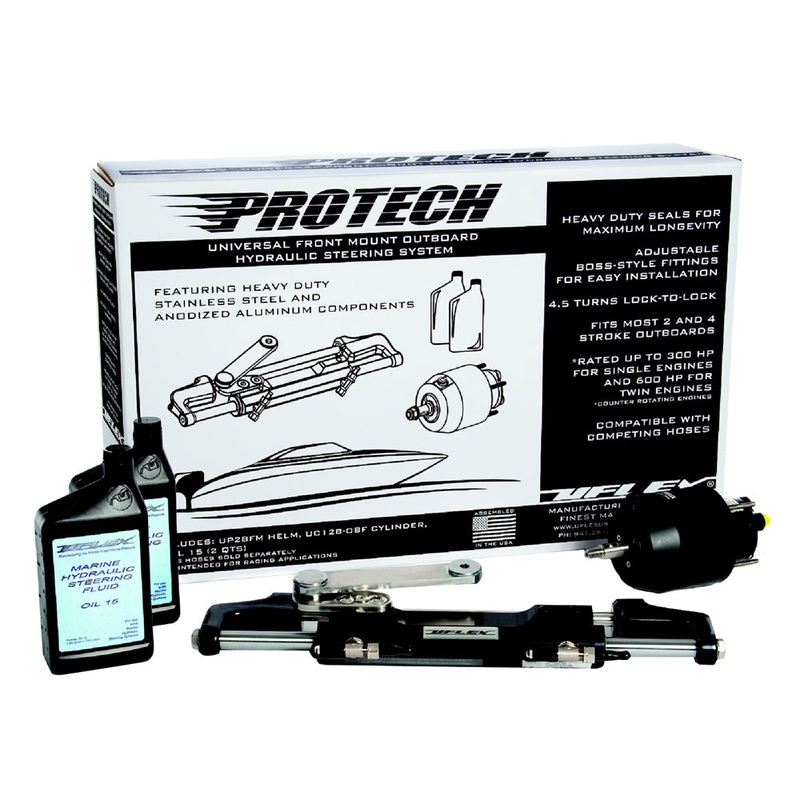UFlex PROTECH 2 Front Mount Outboard Hydraulic System – No Hoses Included [PROTECH 2.0]