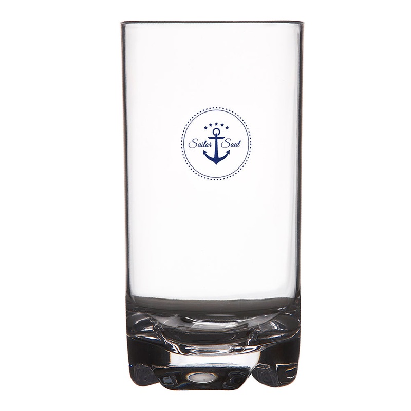 Marine Business Beverage Glass – SAILOR SOUL – Set of 6 [14107C]