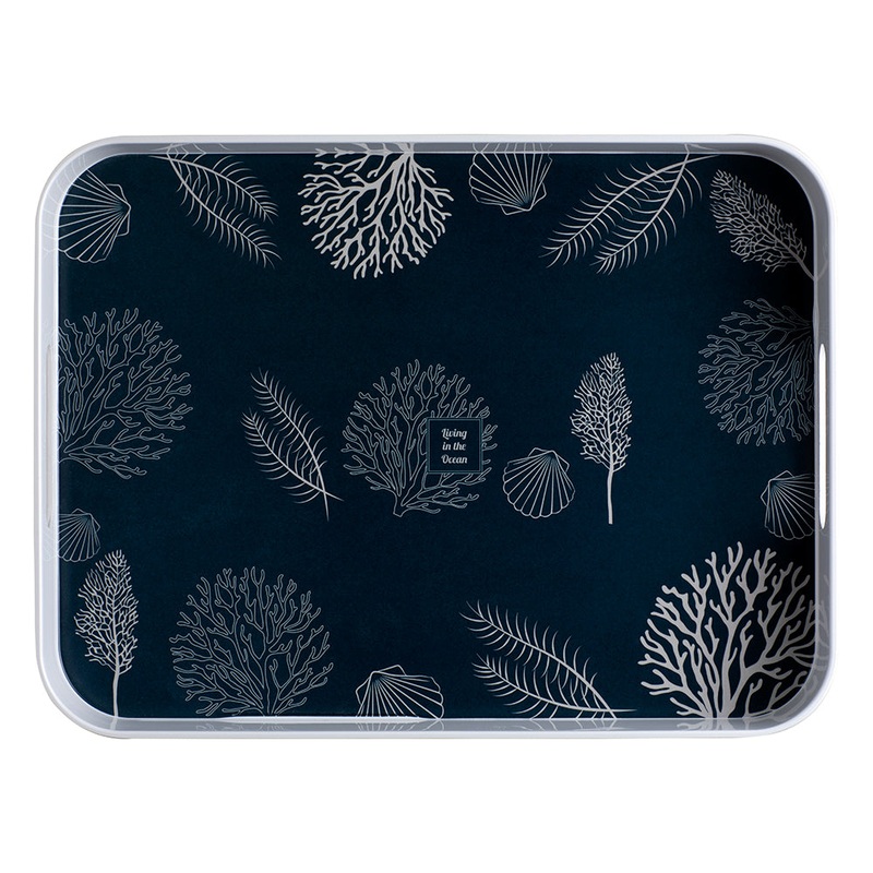 Marine Business Melamine Rectangular Tray – LIVING [18012]