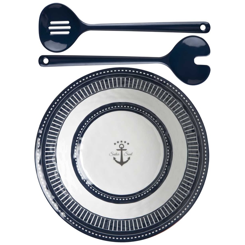 Marine Business Melamine Salad Bowl  Servers – SAILOR SOUL [14008]
