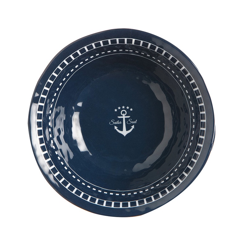 Marine Business Melamine Small Bowl – SAILOR SOUL – Set of 6 [14007C]