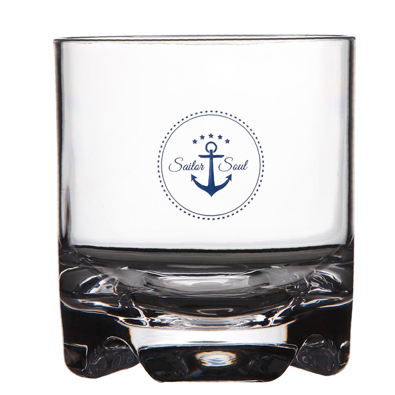 Marine Business Stemless Water/Wine Glass – SAILOR SOUL – Set of 6 [14106C]
